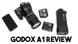 Godox A1 Smart Phone Flash and Trigger Review and How to guide Flashpoint M1 PRO