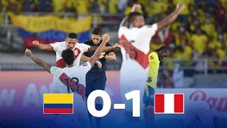 Eliminatorias  Colombia 0-1 Perú  Fecha 15