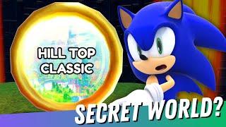 SECRET Location of Classic Hilltop in Sonic Speed Simulator REVEALED