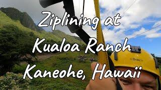 Unforgettable Experience Ziplining Over the Stunning Landscape of Kualoa Ranch Hawaii