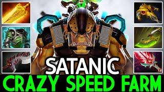 SATANIC Alchemist Crazy Speed Farm Carry the Game Dota 2