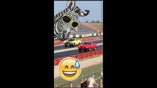 1970 GTO vs 1970 Torino Super Cobra Jet #shorts STOCK DRAG RACE