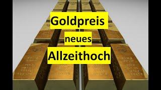 Goldpreis mit neuem Allzeithoch im US-Dollar- Gold XAUUSD