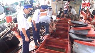 Cảnh sát biển bắt giữ tàu vận chuyển dầu D.O trái phép trên biển