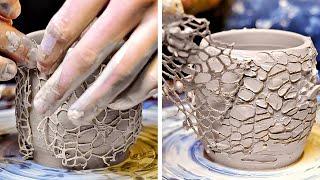 Satisfying Clay Pottery Making  DIY Ceramic Masterpieces
