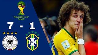 Extended Highlights BRAZIL 1 - 7 GERMANY  2014 World Cup Semi Final HD BBC