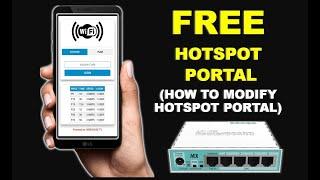 FREE SIMPLE HOTSPOT PORTAL