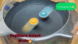 This Two Beyblades are Really AwesomeFlash Sagittario vs Flame Byxis 130 Spin Track 