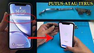 Tidak dapat mengaktifkan Face ID di iPhone ini  flexible putus iPhone Xr  hanya butuh solder