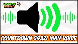 Countdown 54321 Man Voice - Sound Effect For Editing
