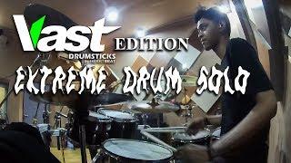 Extreme Drum Solo by R Wiryawan VAST DRUMSTICKS Edition