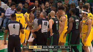 Celtics Pacers get heated and exchange words in Game 2 after players get tangled up