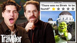 Smosh React to 1-Star Reviews of Los Angeles Landmarks  One-Star Reviews  Condé Nast Traveler