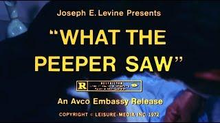 WHAT THE PEEPER SAW 1972 Trailer & TV Spot S.T.Fr. optional