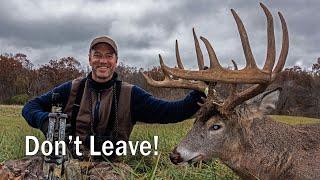 My 2021 Buck - Sleeping in the Woods  Bowhunting Whitetails w Bill Winke