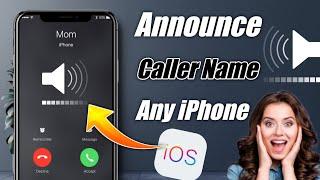  How To Announce Caller Name In iPhone  How To Turn On Announce Calls On iPhone  Announce Calls