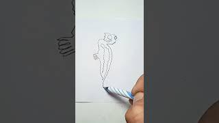 ONE LINE ART #shorts #shortsviral #shortvideo #short #youtubeshorts #fyp #love #art #viral #status