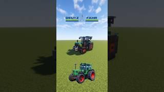 Minecraft Deutz Fahr D13006 Tractor #agriculture #tractor #minecraft