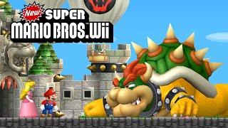 New Super Mario Bros Wii Worlds 1 - 9 Full Game 100%