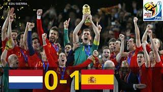 ► España vs Holanda 1-0 FINAL MUNDIAL SUDÁFRICA 2010 - Extended Highlights 11072010