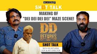 Making of DD Returns Dei Dei Dei Dei Maze scene - Shot Talk with DOP & Art Director  Santhanam