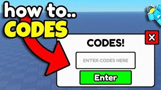 How To MAKE CODES in Roblox Studio