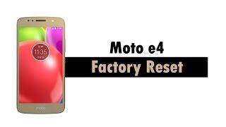 Moto e4 - How to Reset Back to Factory Settings Hard Reset