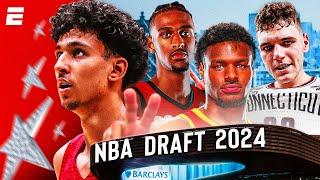 2024 NBA Draft Round 1 on ESPN Live reaction to every pick & trade  Hoop Collective 