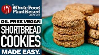 BEST PLANT BASED VEGAN SHORTBREAD COOKIES  Easy sugar-free gluten-free recipe