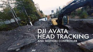 DJI Avata Motion Controller & Head Tracking fun in the woods FPV 4K