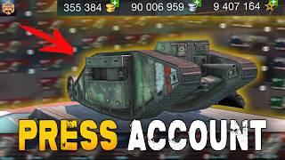 How to get PRESS ACCOUNT for FREE?  All Ways 2024 in WoT Blitz