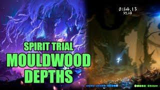 Ori and the Will of the Wisps - Mouldwood Depths - Заросшие Недра - 29.35 Spirit Trial Гонка