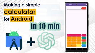 Create Simple Calculator For Android Using Chatgpt in 10 min #ai