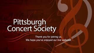 Pittsburgh Concert Society Major Winners Concert - September 22 2024 livestream