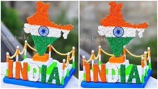 Independence day special craft ideas 2023  How to make INDIAN Map 3D model  15 august craft ideas