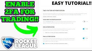 How to enable 2FA in Rocket League and start TRADINGPCPSXBOXSWITCH