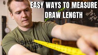 3 Ways To MEASURE DRAW LENGTH -- Recurve Bow -- Longbow -- Traditional bow + BOW GIVEAWAY