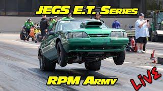 JEGS ET Series #5 Drag Race at National Trail Raceway RPM Army Live