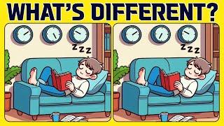 Spot the 3 Differences  Brain-Teasing Challenge 《A Little Difficult》