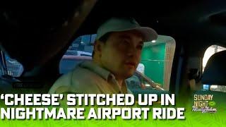 Drivin Em Crazy  Brandon Smith gets stitched up on ride from the Airport