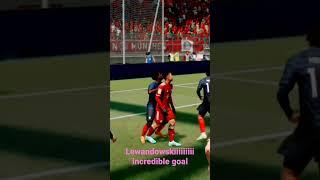 Lewandowski incredible goal #lewandowski #barcelona #bayernmunich