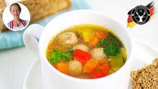 German Vegetable Soup with Meatballs  MyGerman.Recipes