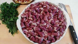 РЕЦЕПТ просто БОМБА Сердечки запеченные в духовкеchicken hearts super recipeHühnerherzen