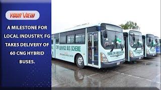 FG Takes Delivery Of 60 Locally-Produced CNG Hybrid Buses From Indigenous Auto Manufacturing Firms