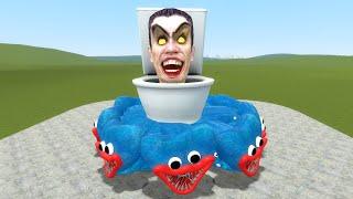 SKIBIDI TOILET GIANT GMAN vs HUGGY EATER in Garrys Mod