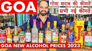 GOA WINESTORE  New Liquor Rates Goa - 2023  GOA VLOG  Whiskey Vodka Rum Beer Hindi South Goa