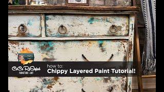 Chippy Painted Furniture Tutorial