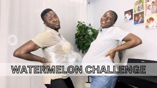 HILARIOUS WATERMELON CHALLENGE  UNCLE BOO IS SO DRAMATIC