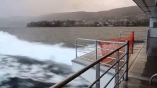 Worlds Fastest Ship - Incat Hull 069 Francisco Sea Trials at 57 Knots