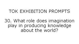 What Role Does Imagination Play In Producing Knowledge About The World?